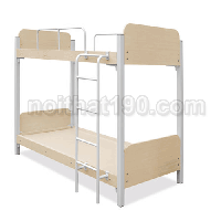 giường tầng gỗ khung sắt JS-2T-G